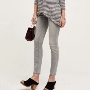 PILCRO & LETTERPRESS 29 Gray High-Rise‎ Skinny Jean Jean Anthropologie